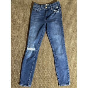 Frame Denim Distressed Le High Skinny Women's Blue Jeans 27